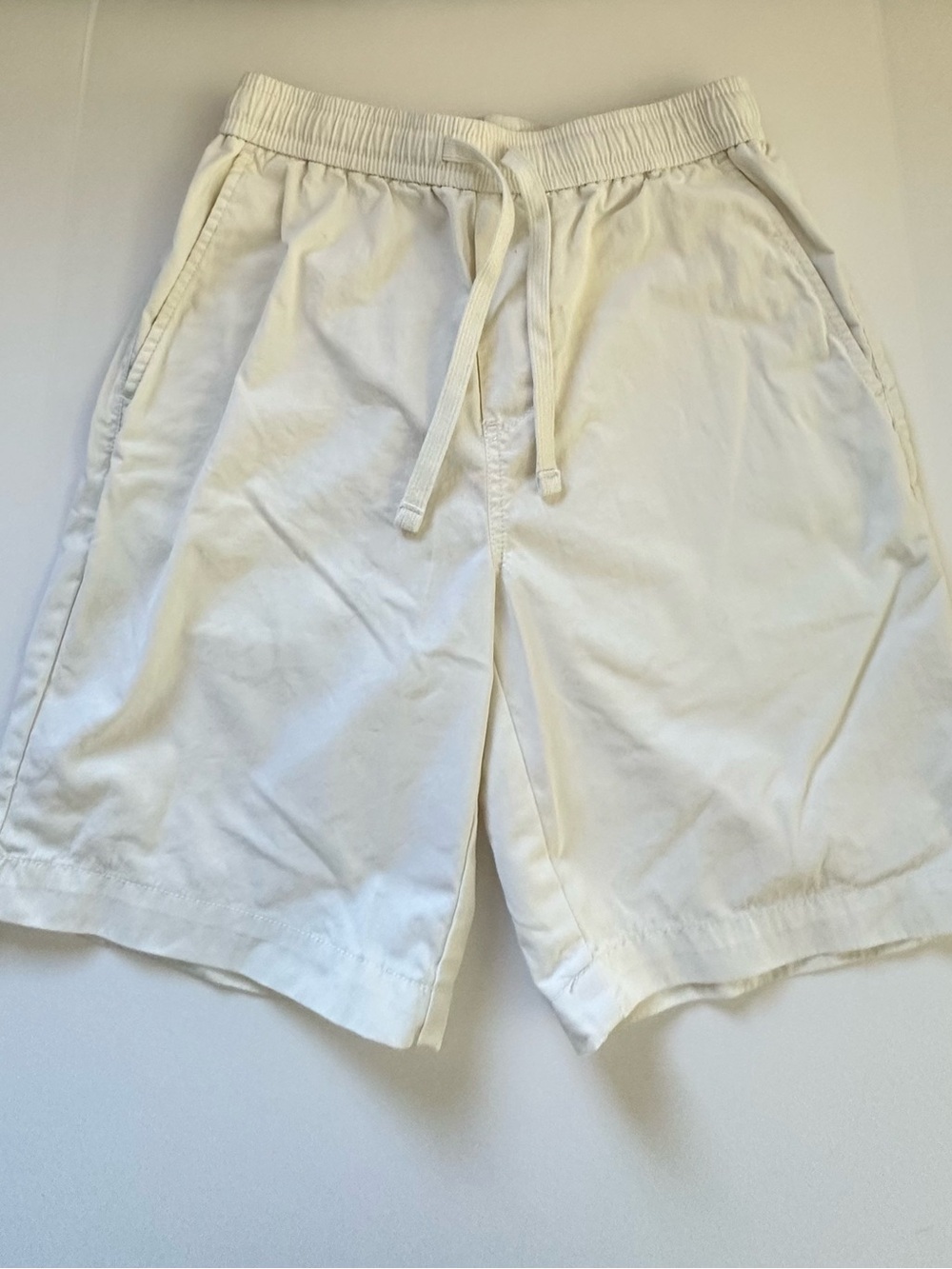 SPAO Men's Shorts-Ivory-Size Small